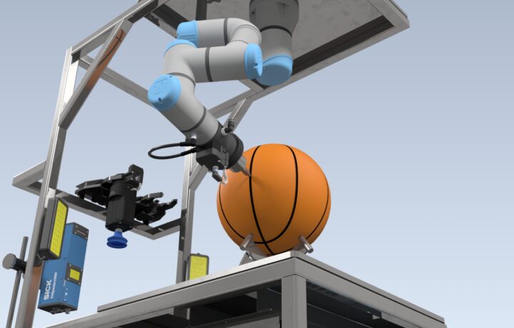 Cobot Automatización Pintado y Resinado de Balones