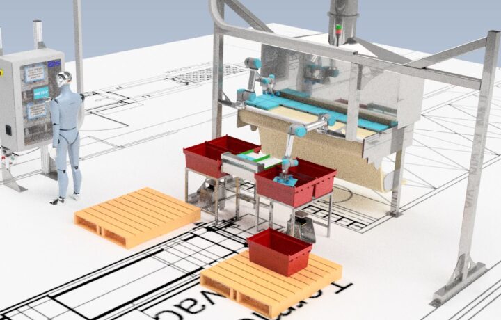 Cobots Pick & Place Alimentación Cocedor
